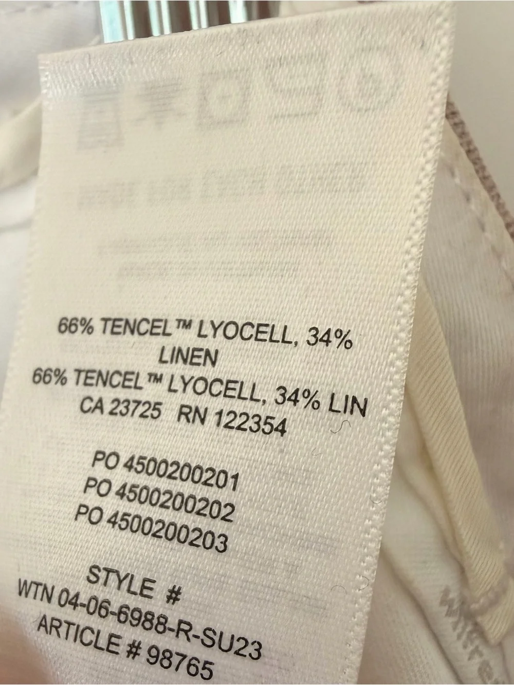 Aritzia Wilfred Effortless Pant Linen Size 4 Taupe Tencel Wide Leg Pleated Hi